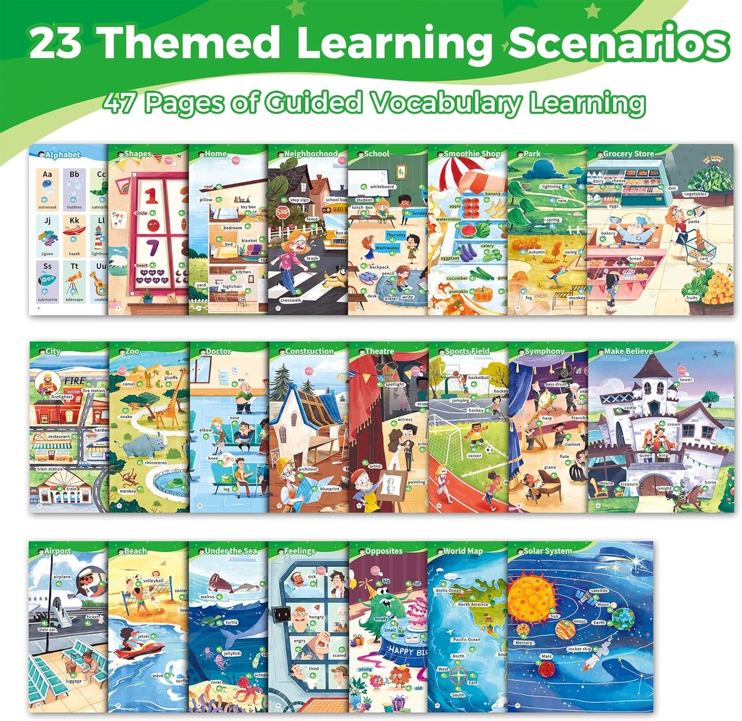 500 Words Sound Book for Kids