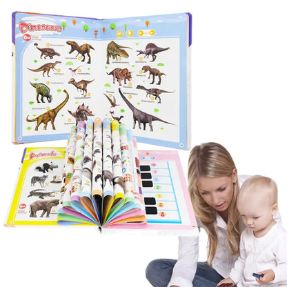 English Version of the Audiobook Natural English Enlightenment Sound Book Colourful Picture Notebook for Kids 0-9 Years 2025 New